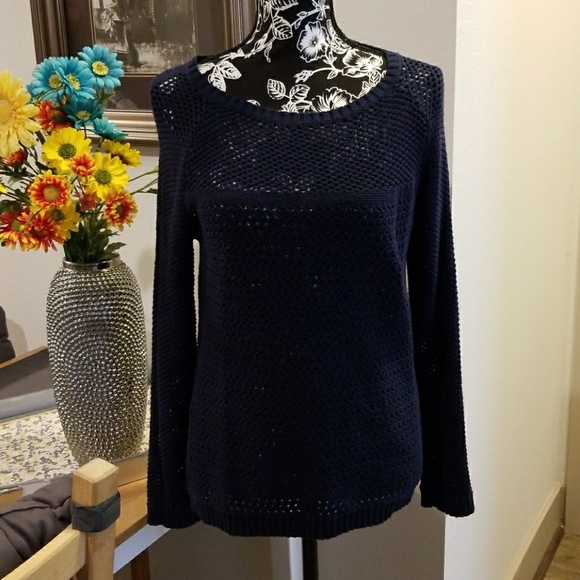 Michael Kors Sweaters - Michael Kors dark navy blue loose knit sweater